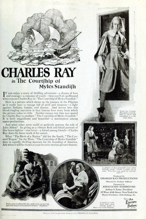 The Courtship of Miles Standish 1923 official movie poster