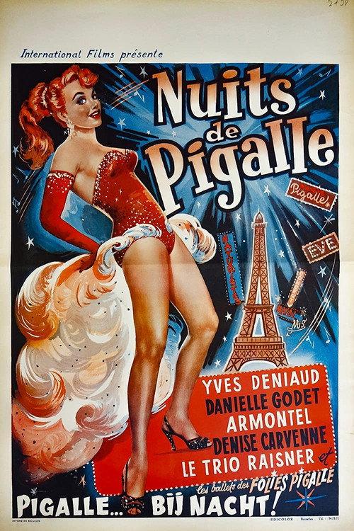 Nuits de Pigalle 1959 official movie poster