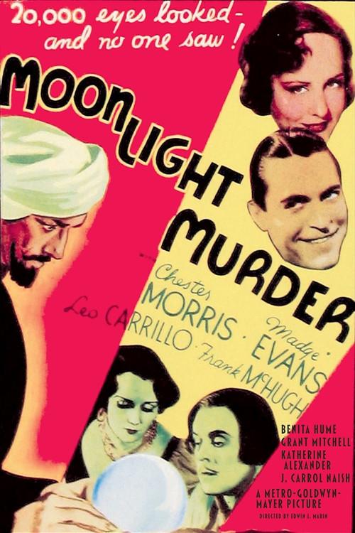 Moonlight Murder 1936 official movie poster