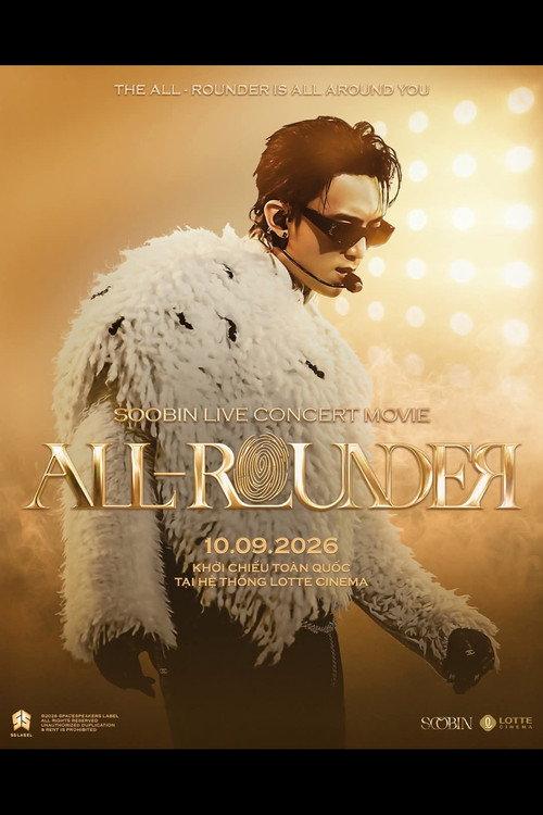SOOBIN LIVE CONCERT MOVIE: ALL-ROUNDER 2026 official movie poster