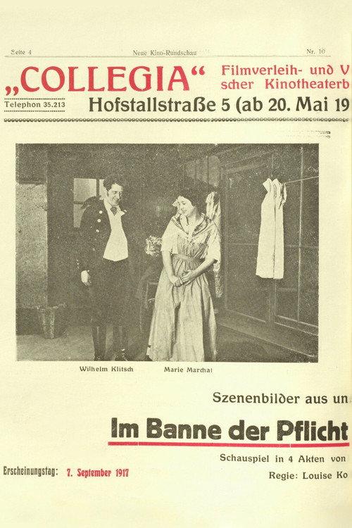 Im Banne der Pflicht 1917 official movie poster