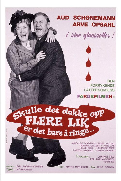 Skulle det dukke opp flere lik, er det bare å ringe... 1970 official movie poster