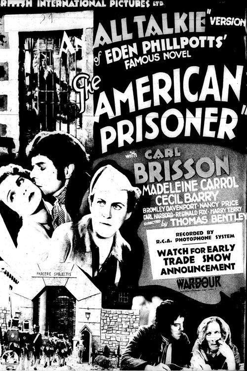The American Prisoner 1929 official movie poster