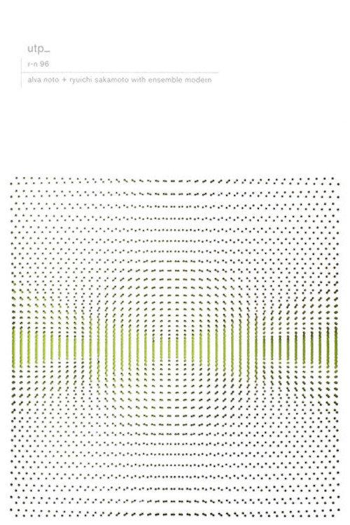 Alva Noto + Ryuichi Sakamoto with Ensemble Modern: utp_ 2008 official movie poster