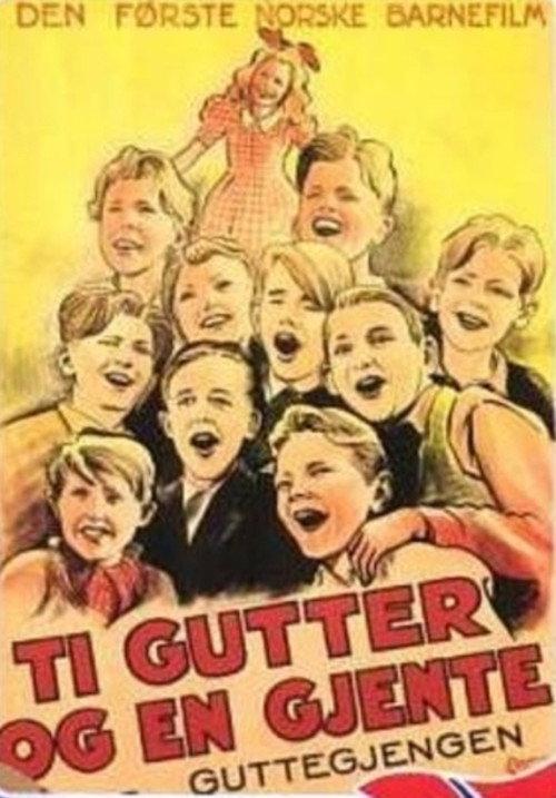 Ti gutter og en gjente 1944 official movie poster