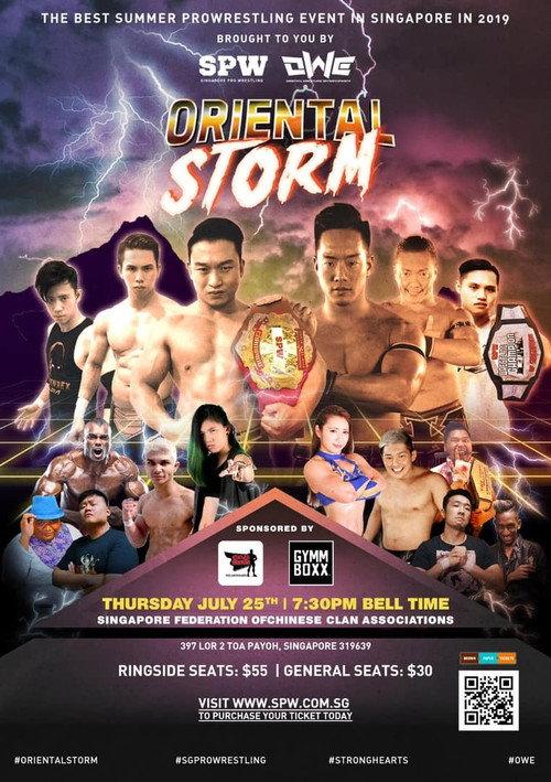 SPW vs. OWE: Oriental Storm 2019 official movie poster