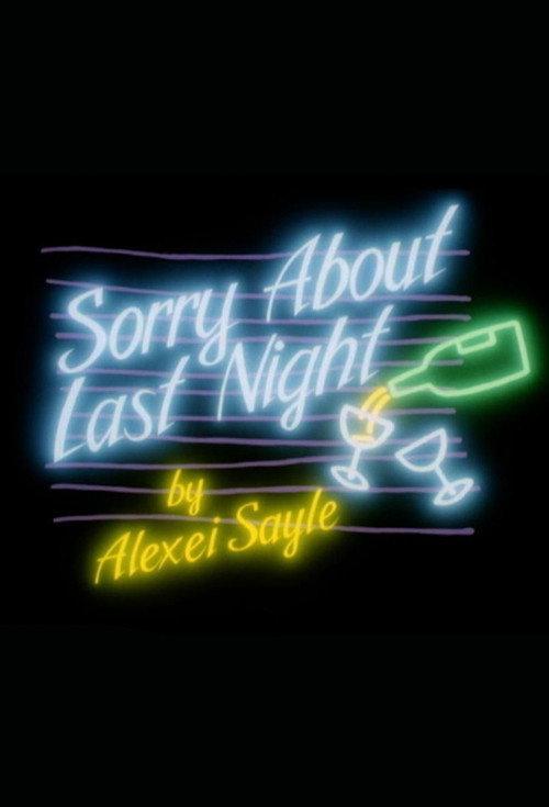 Sorry About Last Night 1995 official movie poster