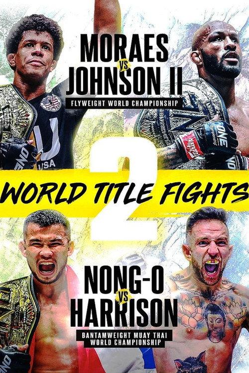 ONE on Prime Video 1: Moraes vs. Johnson II 2022 official movie poster