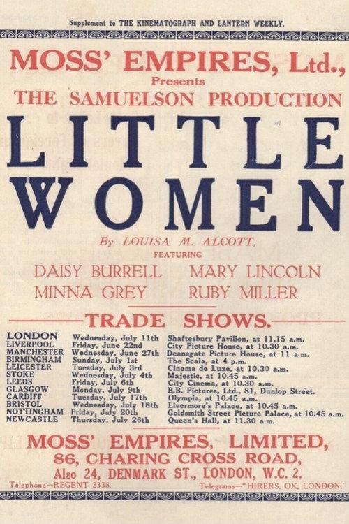 Little Women 1917 official movie poster