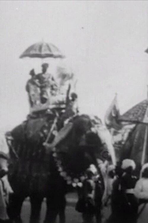 Procession of Elephants with Howdahs - India 1905 official movie poster