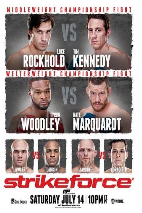 Strikeforce: Rockhold vs Kennedy 2012 official movie poster