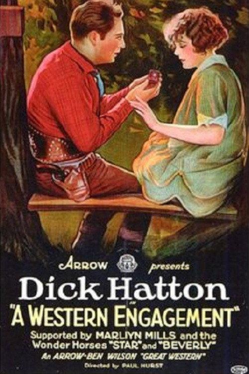 A Western Engagement 1925 official movie poster