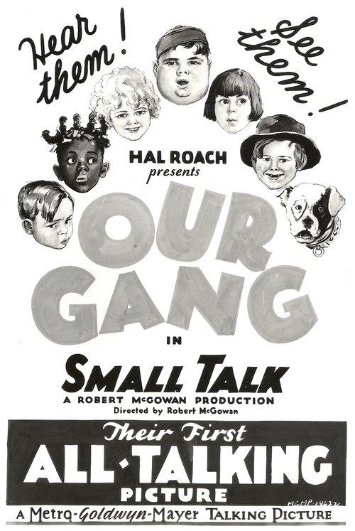 Small Talk 1929 official movie poster