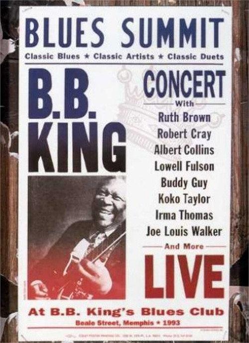 B.B. King: Blues Summit 1995 official movie poster