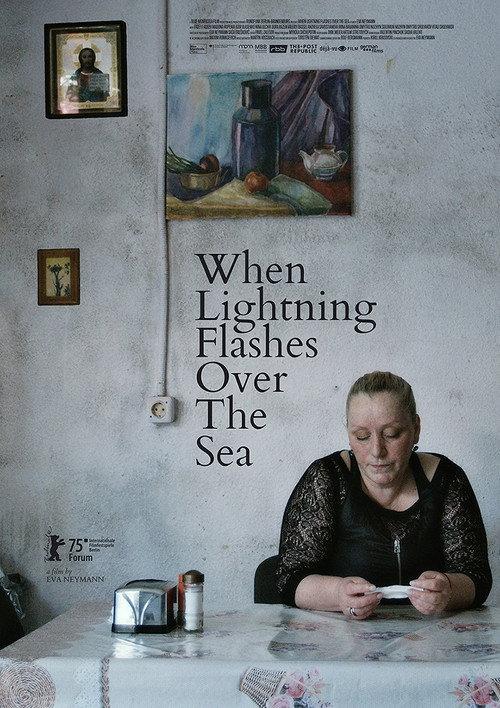 When Lightning Flashes Over the Sea 2025 official movie poster