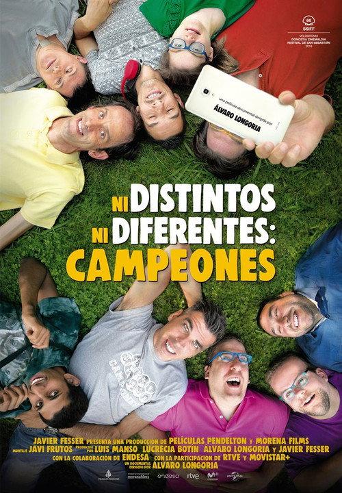 Ni distintos ni diferentes: Campeones 2018 official movie poster