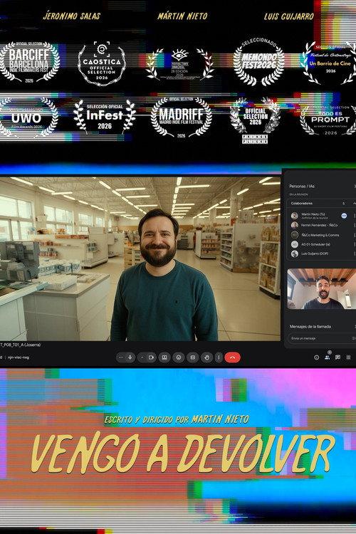 Vengo a devolver 2026 official movie poster