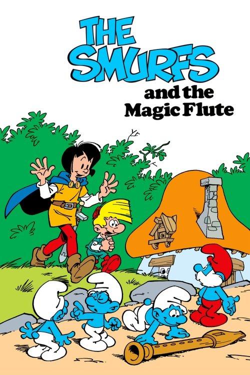 The Smurfs and the Magic Flute 1975 official movie poster