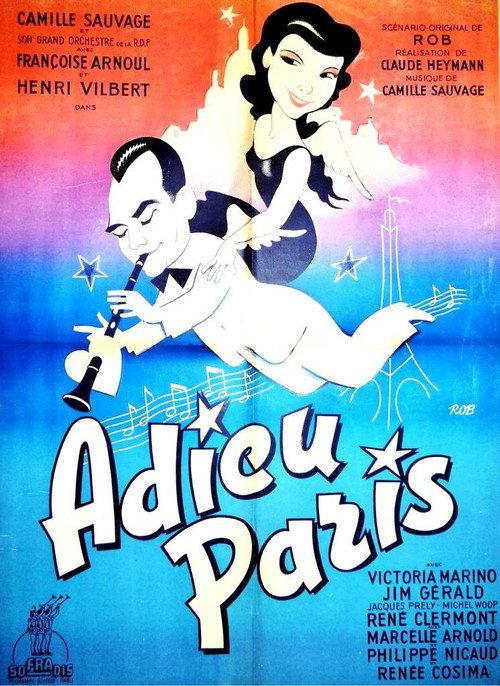 Farewell, Paris 1952 official movie poster