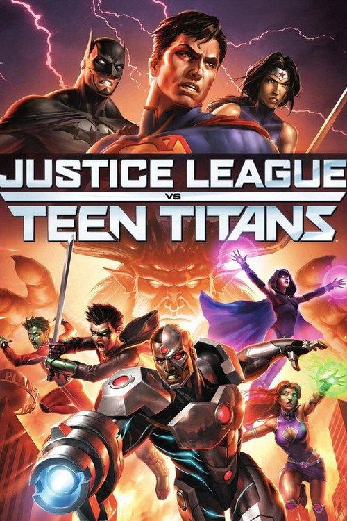Justice League vs. Teen Titans 2016 official movie poster