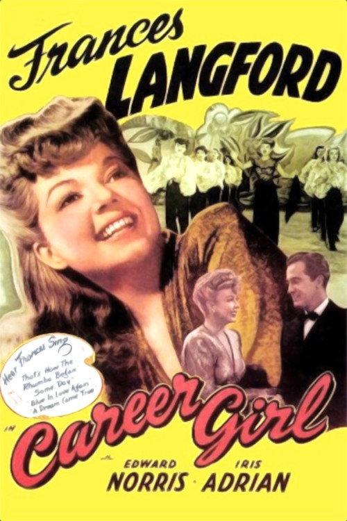 Career Girl 1944 official movie poster