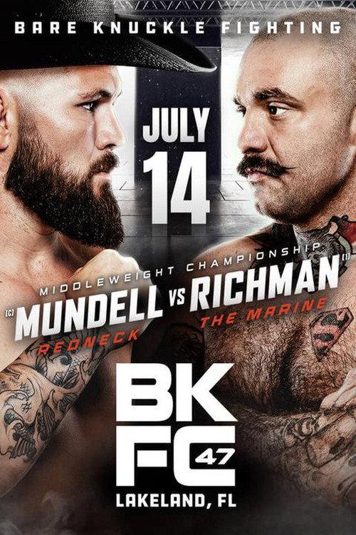 BKFC 47: Mundell vs. Richman 2023 official movie poster