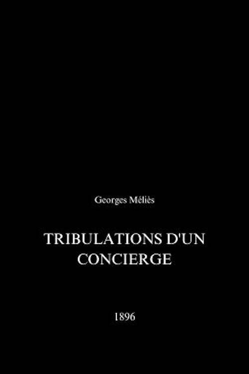 Les tribulations d'un concierge 1896 official movie poster