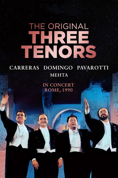 The Original Three Tenors Concert 1990 official movie poster