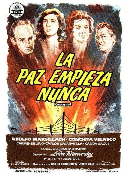 La paz empieza nunca 1960 official movie poster