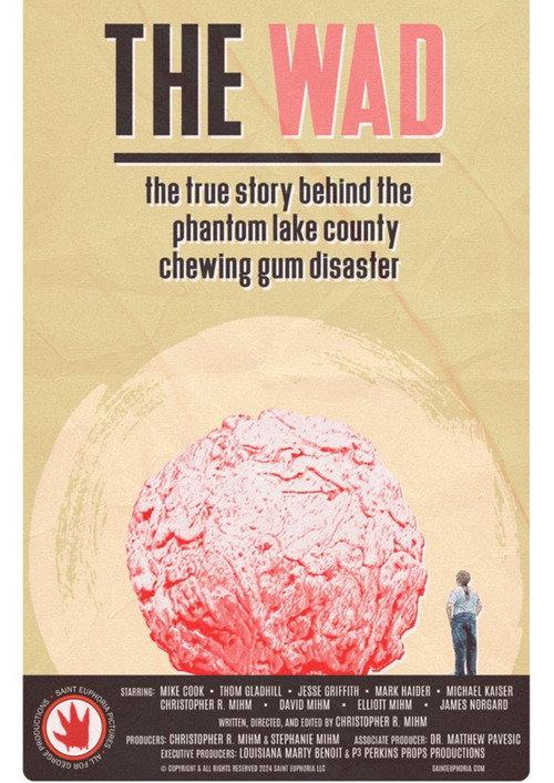The Wad: The True Story Behind The Phantom Lake County Chewing Gum Disaster 2024 official movie poster