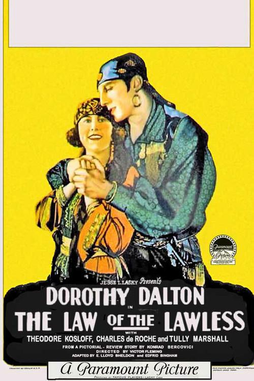 Law of the Lawless 1923 official movie poster