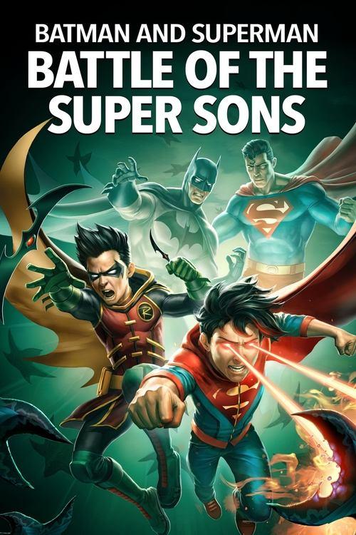 Batman and Superman: Battle of the Super Sons 2022 official movie poster