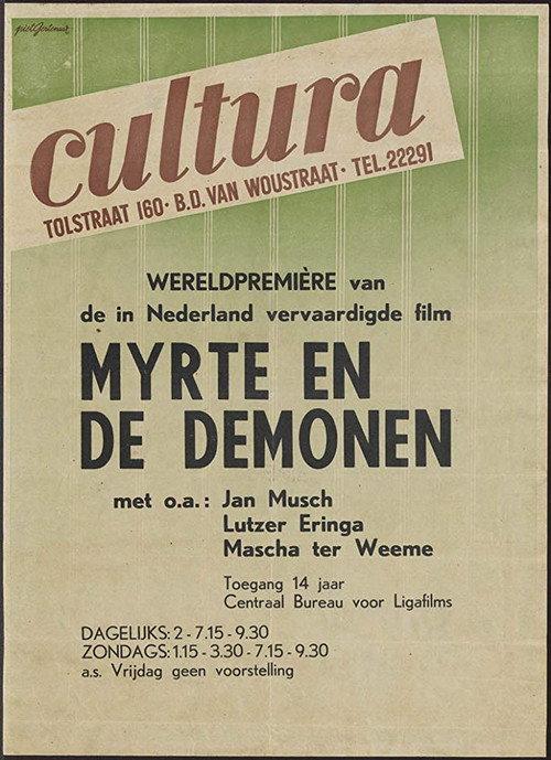Myrte & The Demons 1950 official movie poster
