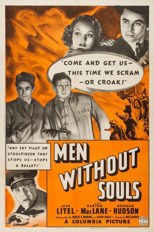 Men Without Souls 1940 official movie poster