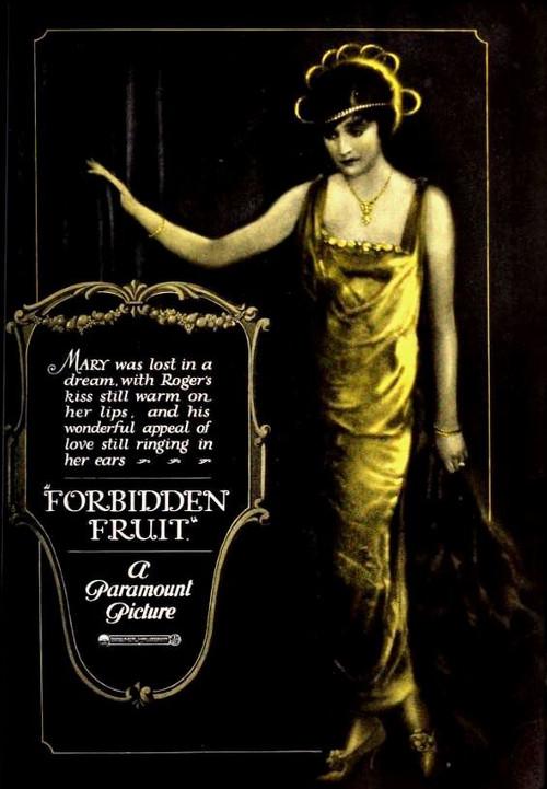 Forbidden Fruit 1921 official movie poster