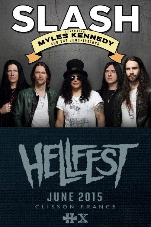 Slash feat. Myles Kennedy and The Conspirators: Live @ Hellfest 2015 2015 official movie poster