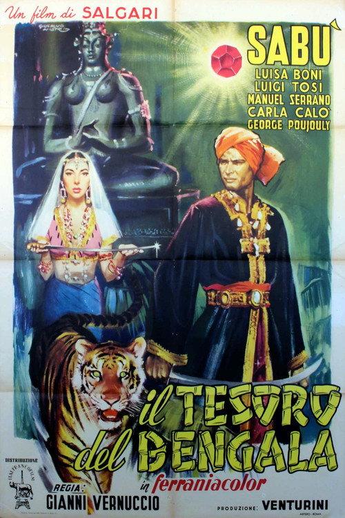 The Treasure of Bengal 1953 official movie poster