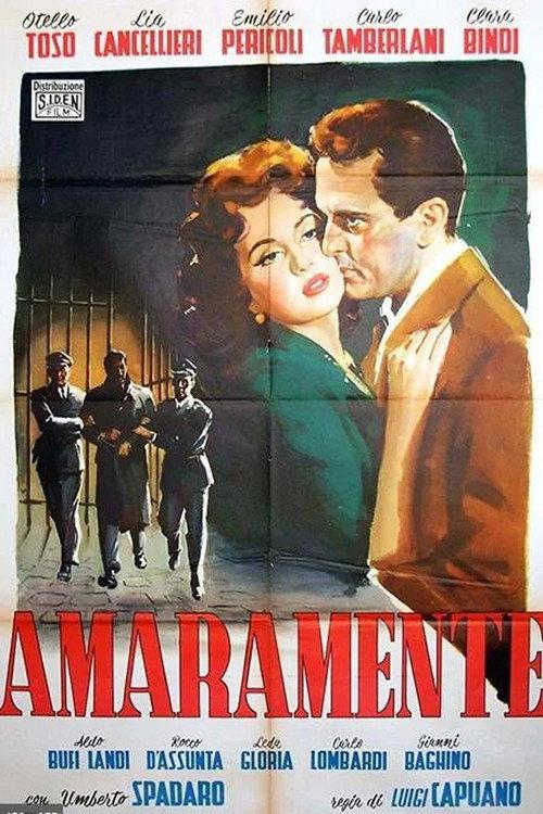 Bitterly 1956 official movie poster