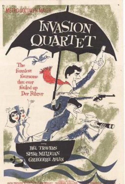Invasion Quartet 1961 official movie poster