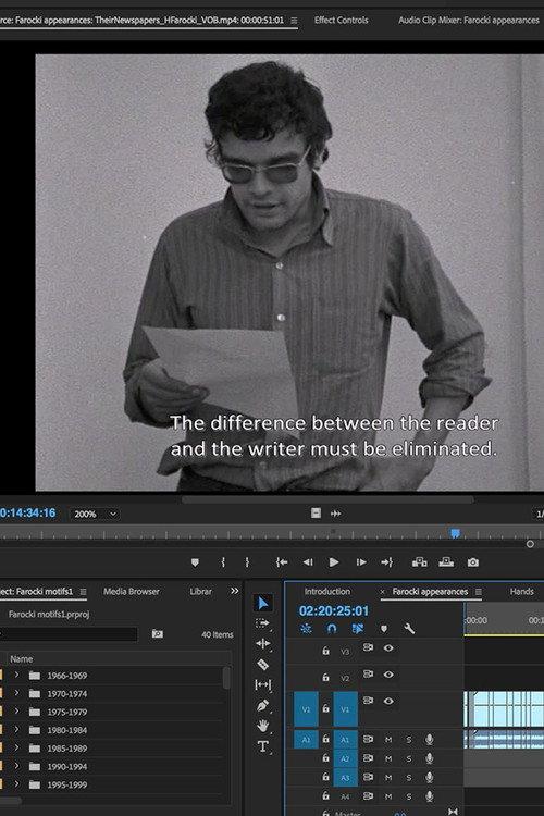 Harun Farocki: The Counter-Image 2020 official movie poster