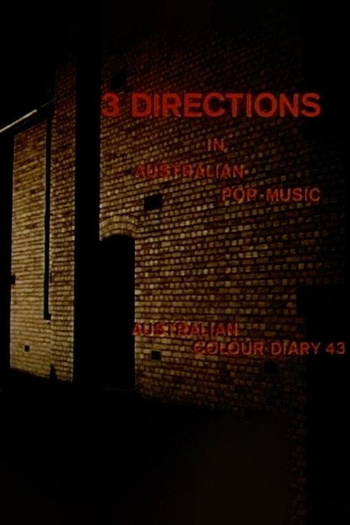 3 Directions in Australian Pop Music 1972 official movie poster