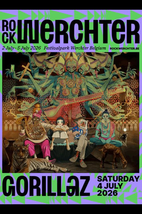 Gorillaz: Live at Rock Werchter 2026 2026 official movie poster
