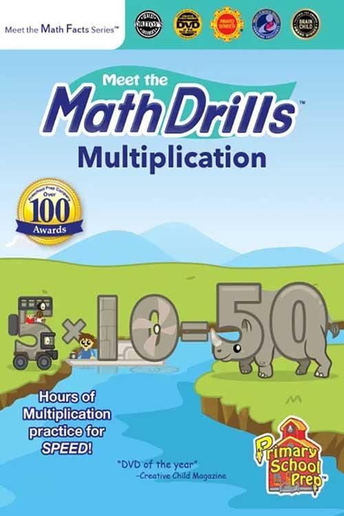 Meet the Math Drills - Multiplication 2018 official movie poster