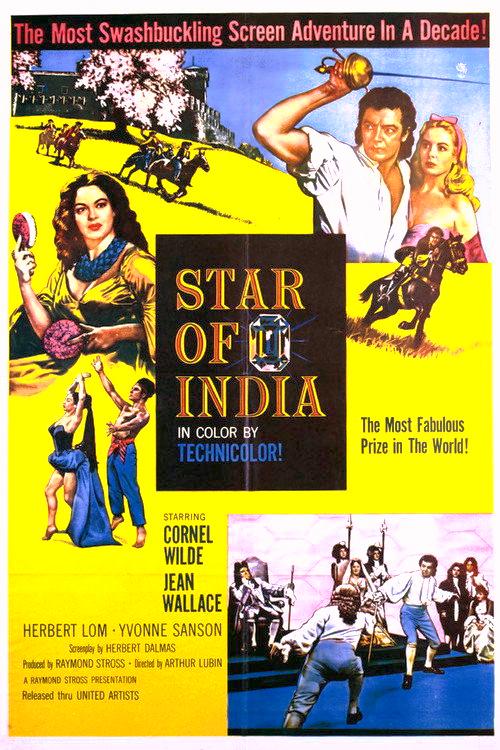 Star of India 1954 official movie poster