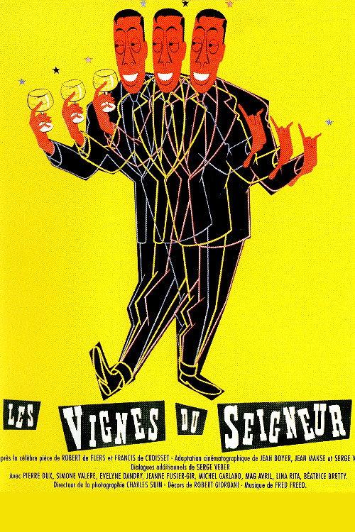 Les Vignes du Seigneur 1958 official movie poster