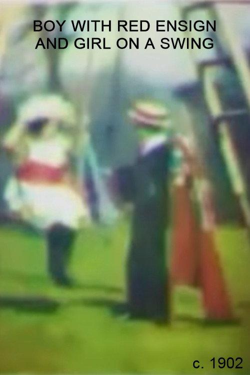 Boy with Red Ensign and Girl on a Swing 2012 official movie poster