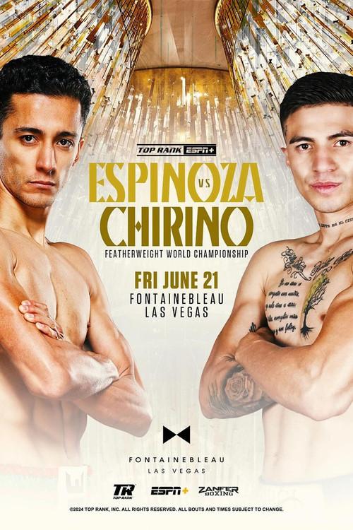 Rafael Espinoza vs. Sergio Chirino 2024 official movie poster