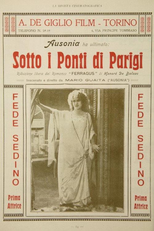Sotto I Ponti Di Parigi 1921 official movie poster