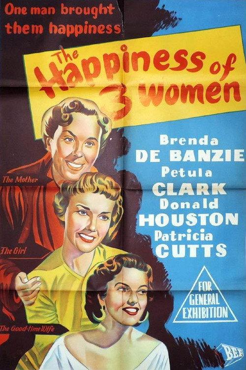 The Happiness of Three Women 1954 official movie poster