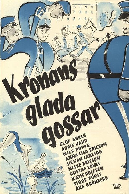 Kronans glada gossar 1952 official movie poster
